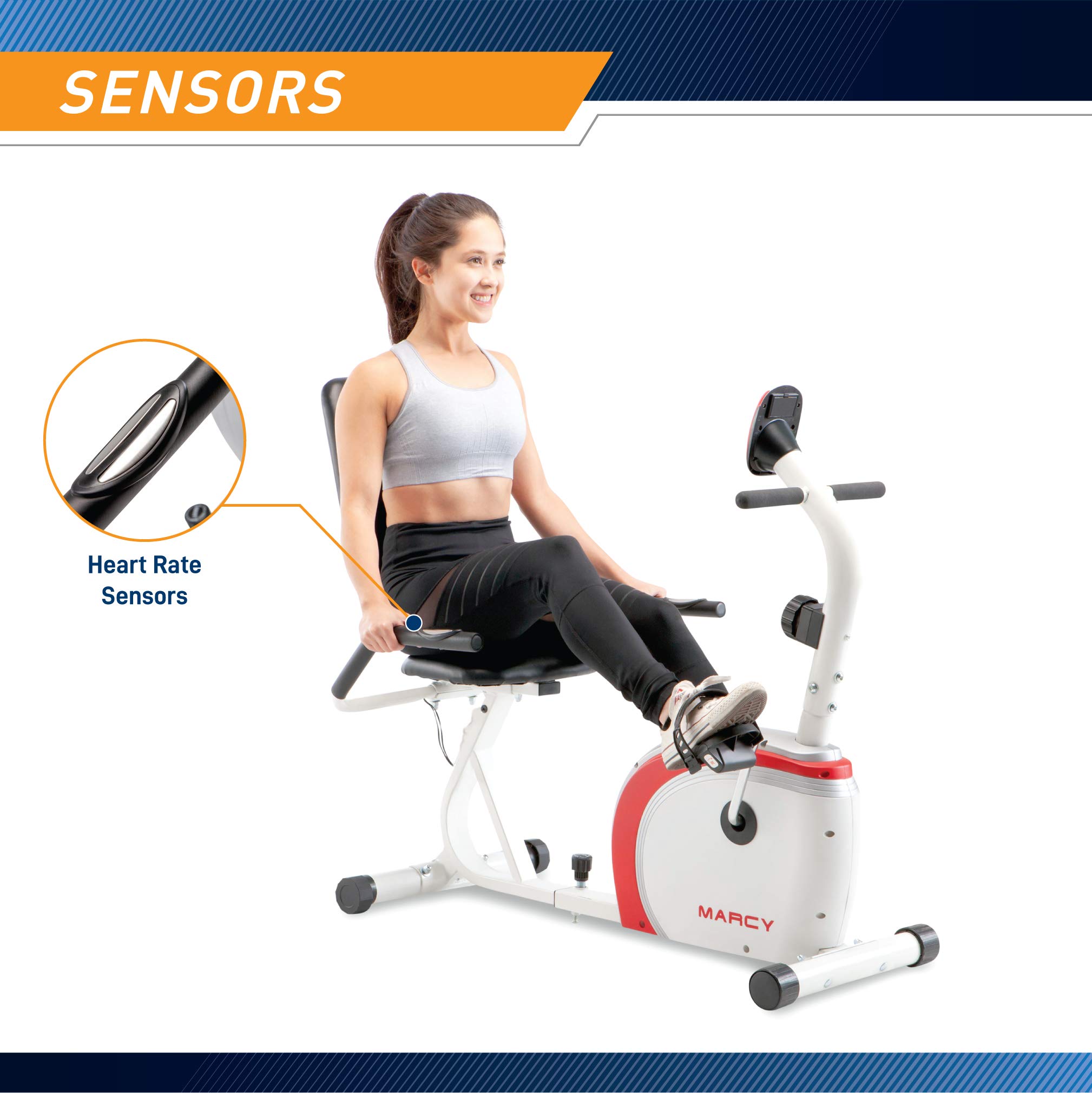 Amazon.com : Marcy Recumbent Exercise Bike with Magnetic
